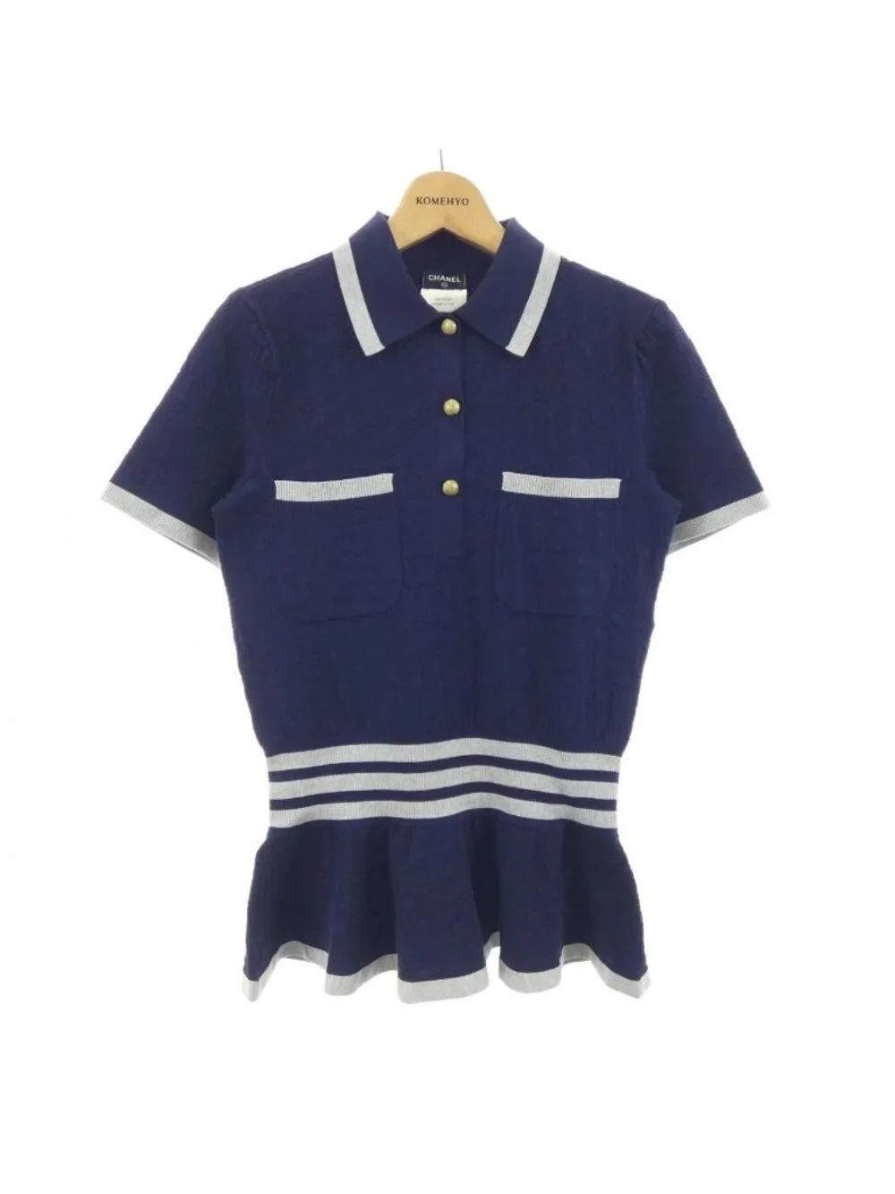Chanel Tunic Coat Navy